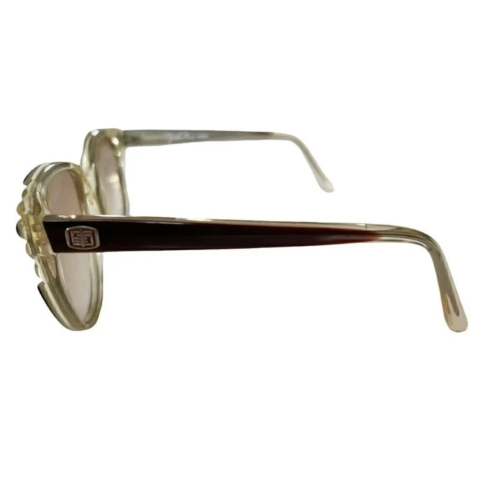 Emilio Pucci Vintage 70s Women’s Oversized Sunglasses Brown Oversized PC 843
